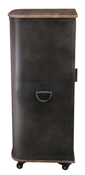 Howard Miller 547915 Brayton Wine & Bar Cabinet Door Organizer Trays, Brown, Small